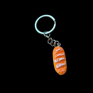 Cute Bagguette French Bread Keychain